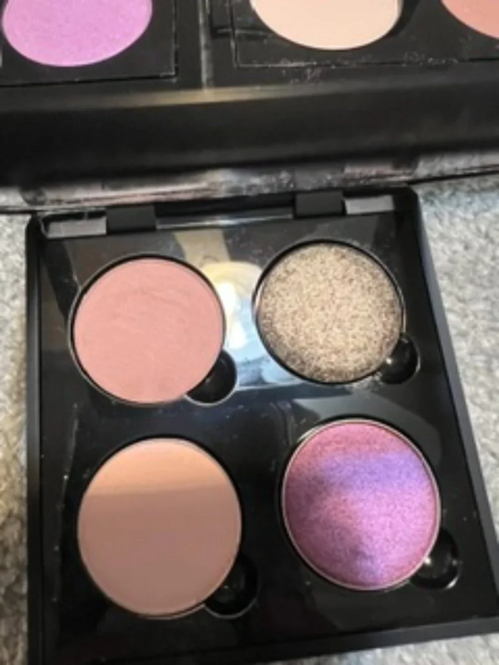 Almost New 2 MAC Eyeshadow Quads & 1 Anastasia Eyeshadow Quad in Neutrals